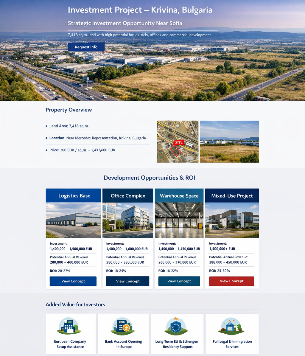 Property 7,418 sq.m. in prime location