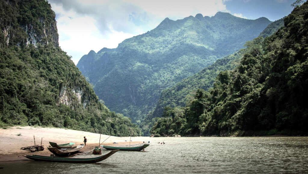 heritage line laos mekong river scenery banner 1